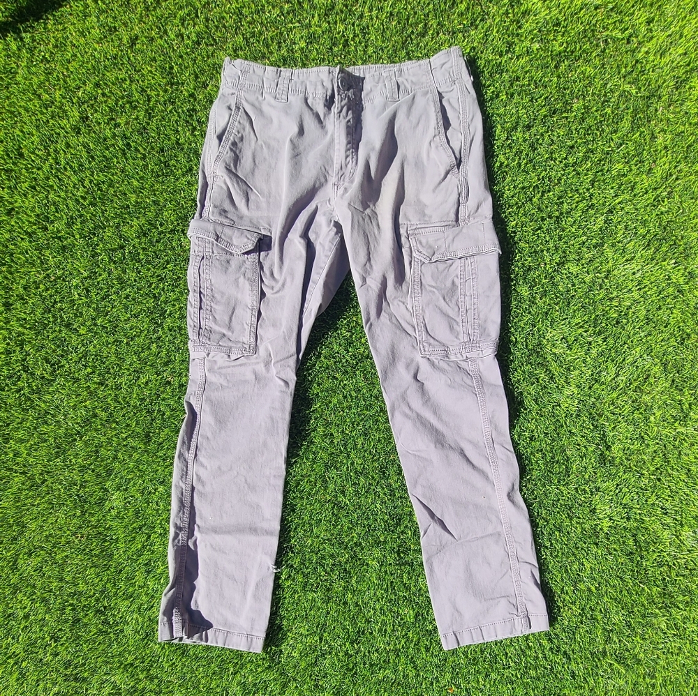 Men's Gray Cargo Pants